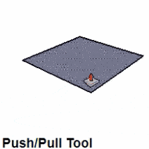 sketchup push pull tool