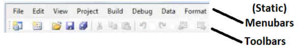 menubars vs toolbars