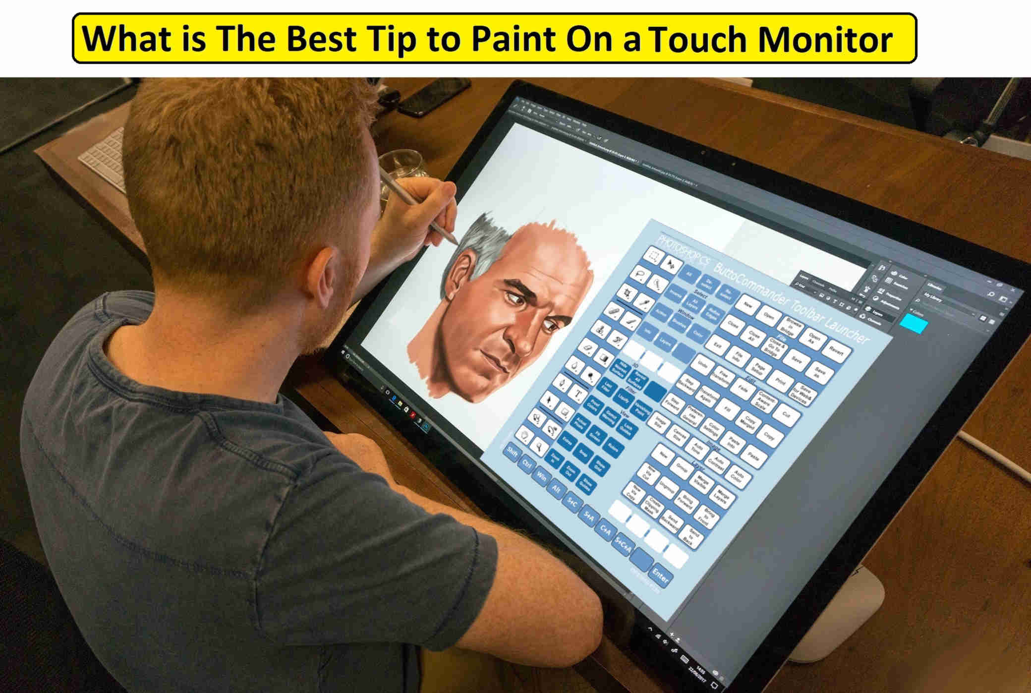 photoshop with touch screen monitor