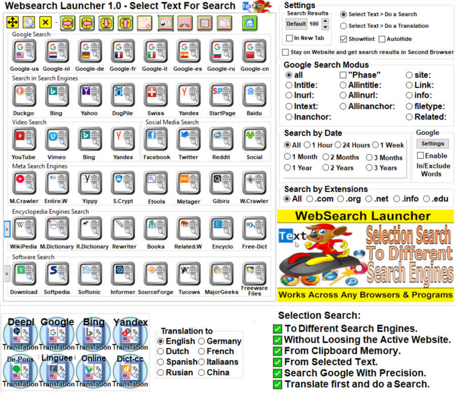 web search tools