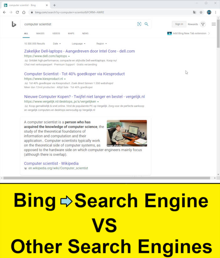 bing search engine