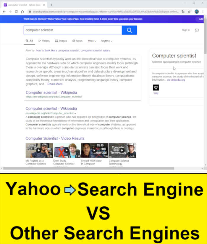 yahoo search engine